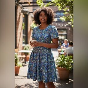 Colorful Patterned LuLaRoe dress